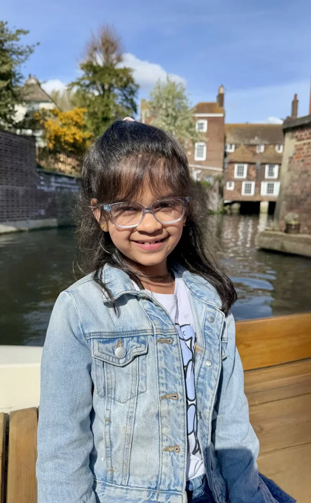 Nitara smiling outdoors